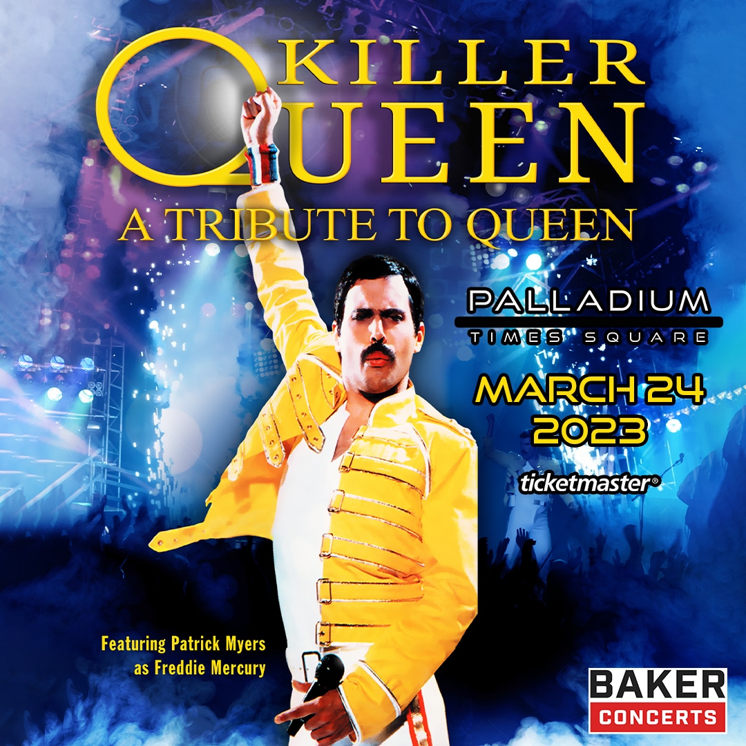 Killer Queen – A Tribute To Queen Featuring Patrick Myers as Freddie Mercury