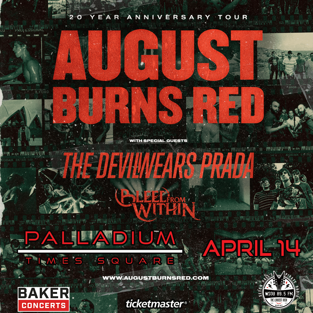 August Burns Red with special guests The Devil Wears Prada and Bleed From  Within - Palladium Times Square, New York NY Official Site