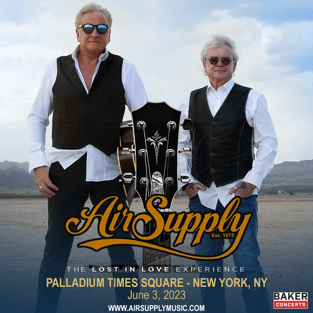 Air Supply Palladium Times Square, New York NY Official Site