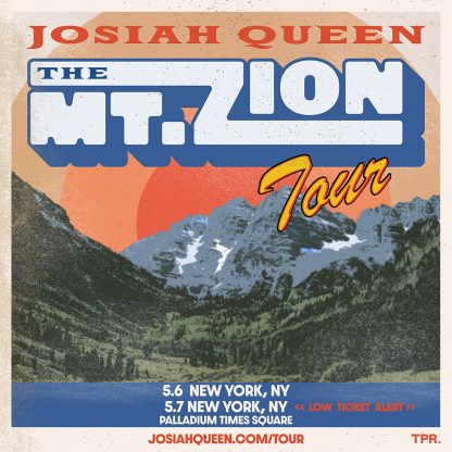 Josiah Queen in NYC - The Mt. Zion Tour