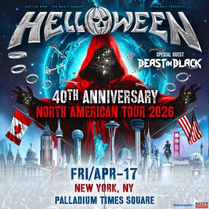 Helloween NYC 40th Anniversary Tour