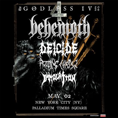 Behemoth TheGodlessIV Tour in NYC 2026